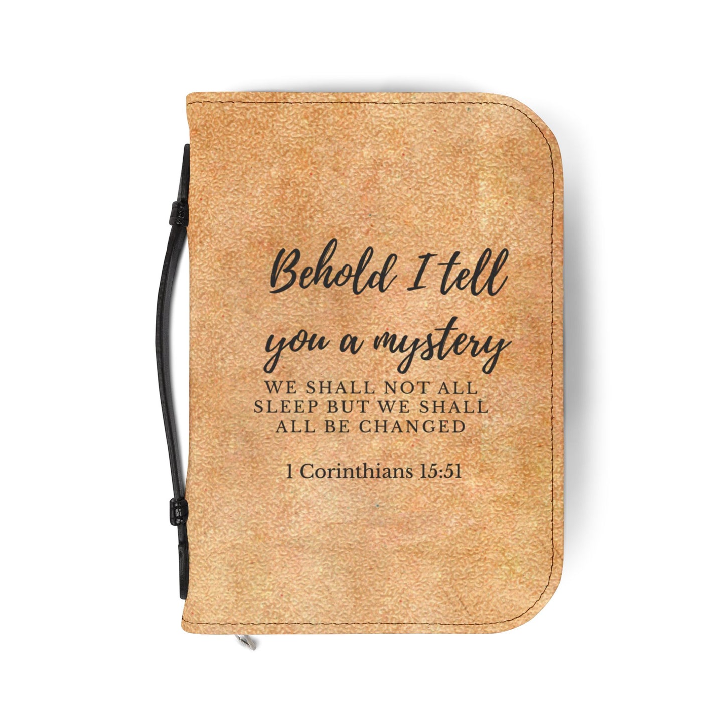 "I tell you a Mystery" Zippered Bible Cover (1 Corinthians 15:51)