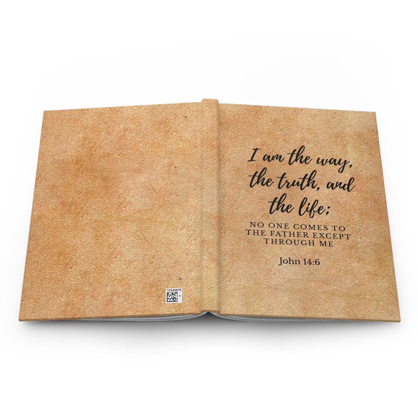Christian Hardcover Journal — "I Am the Way, the Truth, and the Life" (John 14:6)