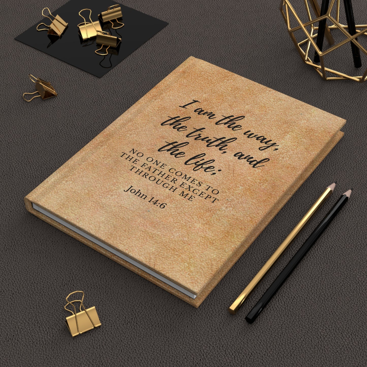 Christian Hardcover Journal — "I Am the Way, the Truth, and the Life" (John 14:6)