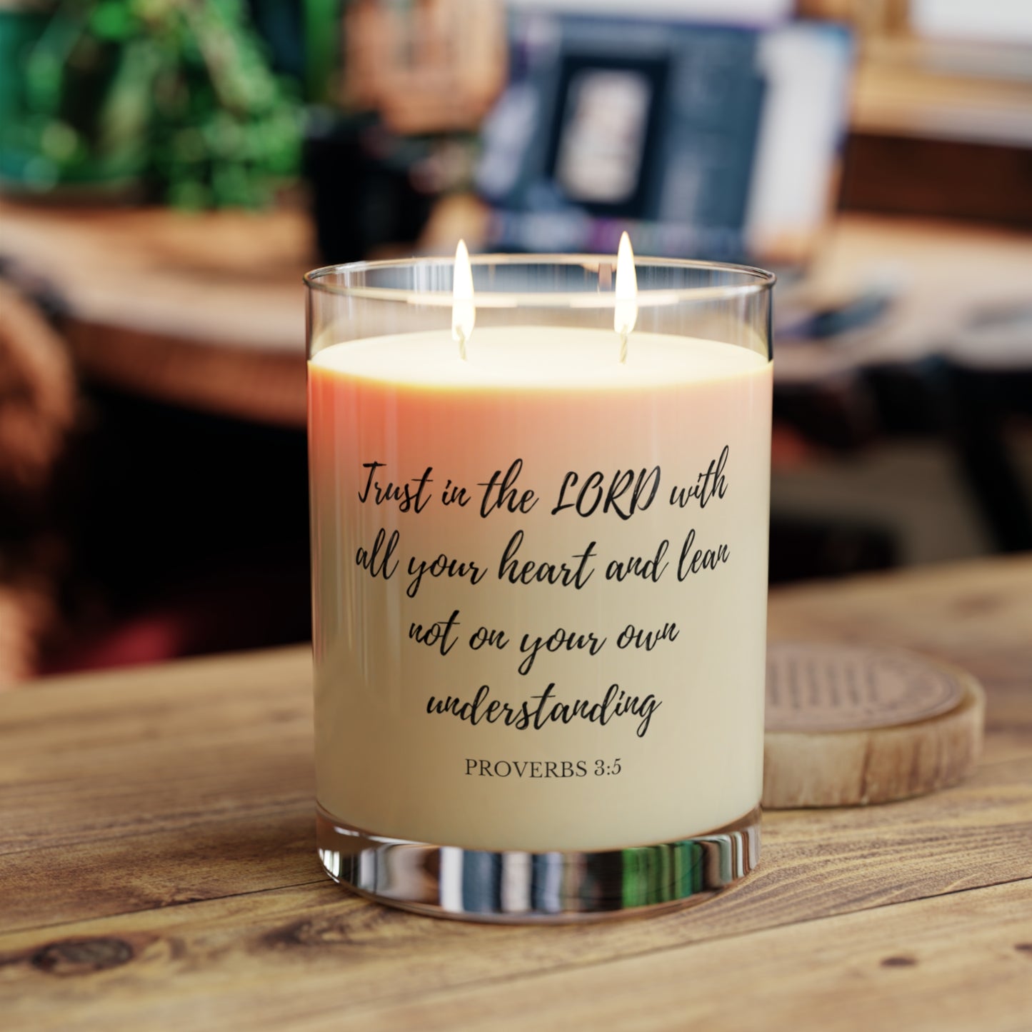 "Trust the Lord" 11oz Glass Scented Candle