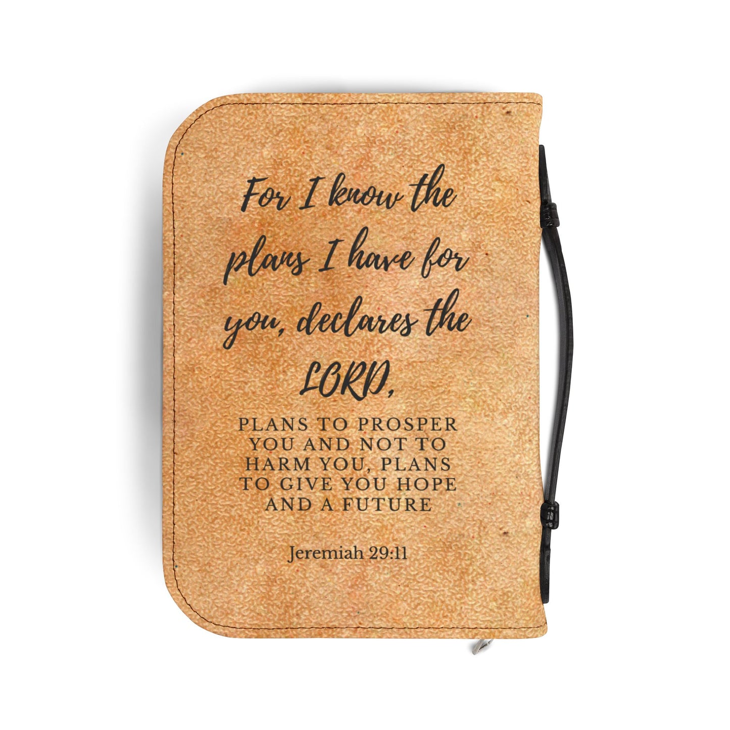 God's Plans Zippered Bible Cover (Jeremiah 29:11)
