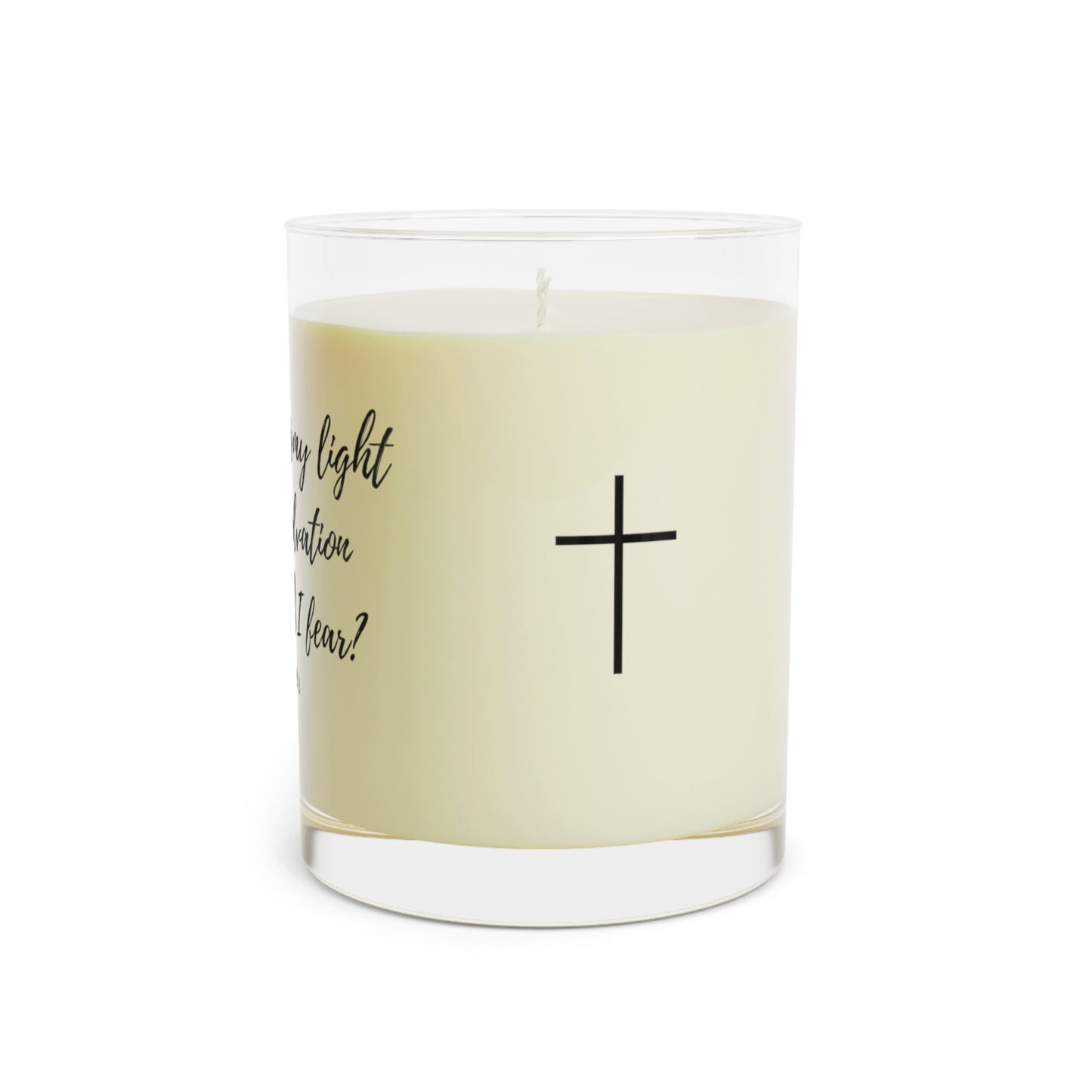 "The Lord is my Light" 11oz Glass Scented Candle