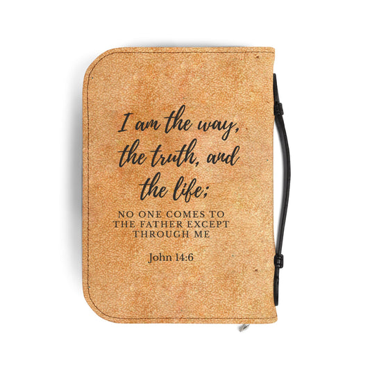 "I am the Way" Zippered Bible Cover (John 14:6)