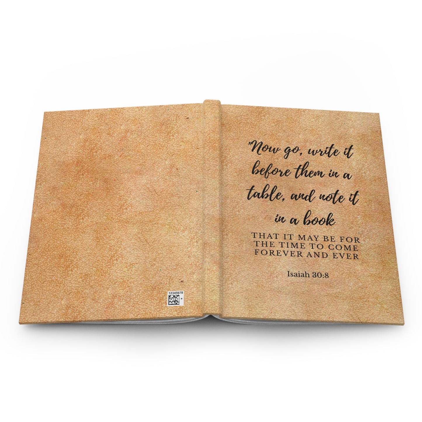 Christian Hardcover Journal — Isaiah 30:8 "Note it in a Book"