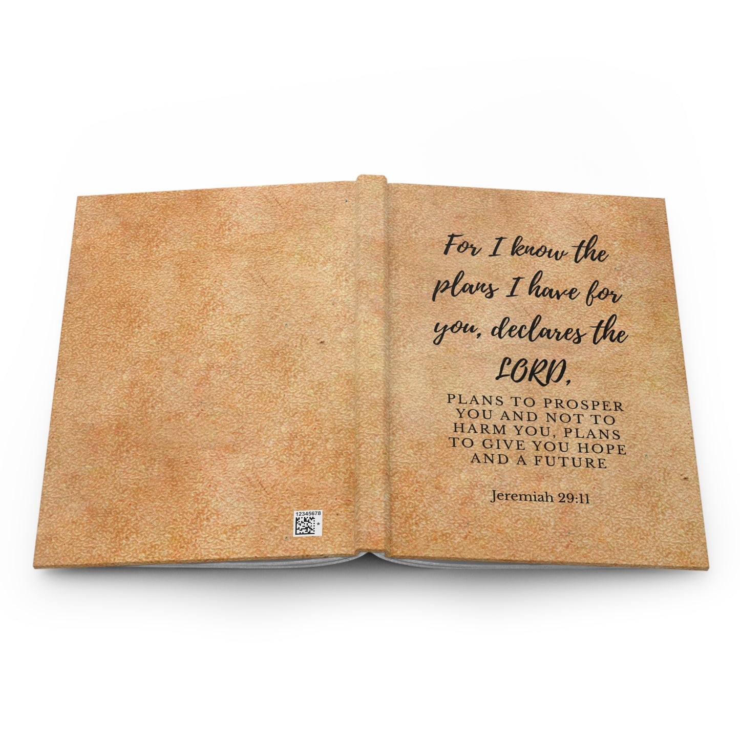 God's Plan Hardcover Journal — Jeremiah 29:11